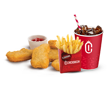 <span> 4 </span> CHICKEN NUGGETS COMBO