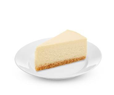 PLAIN CHEESECAKE SLICE
