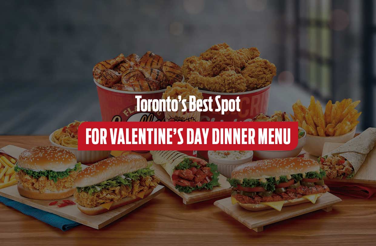Toronto’s Best Spot for Valentine’s Day Dinner Menu